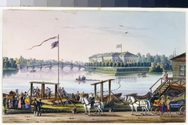 Vue du palais de l