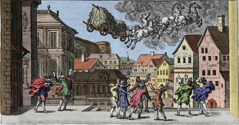 Sorcières et croyances : un magicien scandinave provoquant une tempête si forte qu