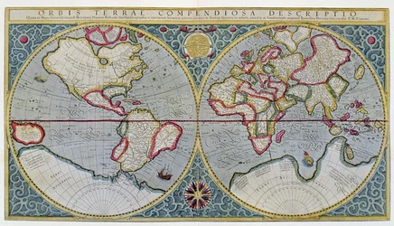 Carte du monde de Mercator (1587) - d