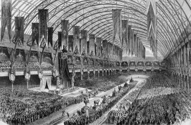 Exposition universelle à Paris en 1867 : cérémonie de remise des prix le 1er juillet