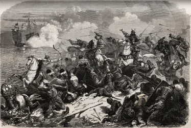 Yori Omo et une armée de samouraïs repoussent l