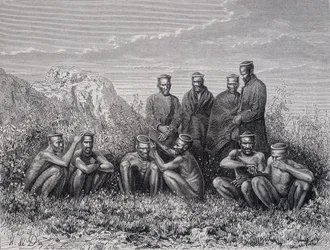 Cafres Zoulous (tribu Ring-Kop)