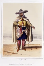 Grand chef arabe du désert pendant la seconde moitié du XIXe siècle