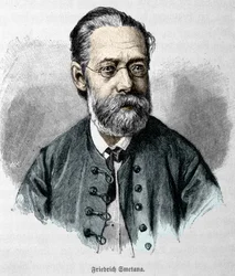 Portrait de Bedrich Smetana (1824-1884), compositeur et pianiste tchèque