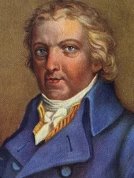 portrait of Edward Jenner (1749-1823), English doctor, disouvreur de l