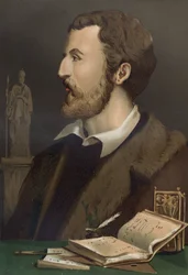 Portrait de Jérôme Cardan en italien Gerolamo Cardano (Cardanus Hieronymus) Médecin, mathématicien, philosophe et astrologue italien (Pavie)