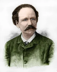 Portrait de Jules Massenet (1842-1912), compositeur français.