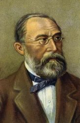 Portrait de Rudolf Virchow, médecin et homme politique allemand.