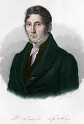 Portrait du compositeur allemand Louis Spohr (1784-1859)