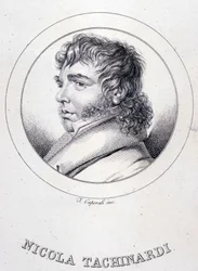 Portrait du ténor italien Tachinardi (Nicola Tacchinardi) (Livourne)