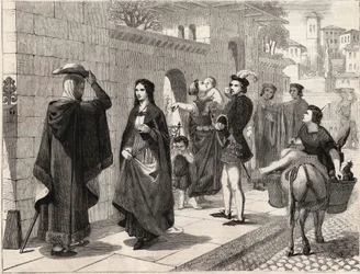 la première rencontre de Laure (Laura de Noves)