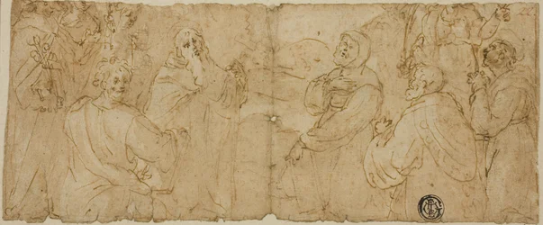 Saints franciscains en adoration