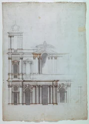 Dessin, façade d