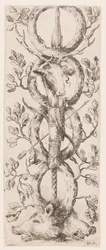 Estampe, ornements ou grotesques (ornement grotesque), vers 1653