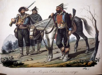 Une bande de voleurs de Calabre (Italie)