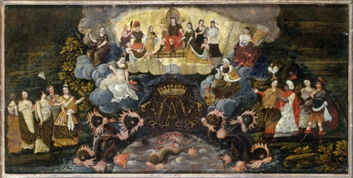 Allégorie au mariage du Dauphin avec Marie-Anne de Bavière, 7 mars