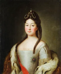 Portrait de la tsarevna Anna Petrovna de Russie (1708-1728)