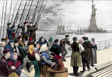 Arrivée des familles d