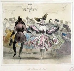 Bal : la reine du bal - 19ème siècle