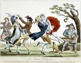 Bal : danse villageoise - s.d., fin 18e siècle, Carnavalet.