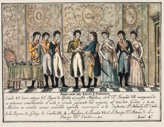Entrevue de Bayonne en 1808 suite à l