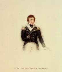 Capitaine P.V. Broke, Royal Navy, début du 19ème siècle