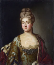Portrait de la princesse Charlotte de Brunswick-Wolfenbüttel (1694-1715), épouse du tsarévitch Alexeï Petrovitch de Russie