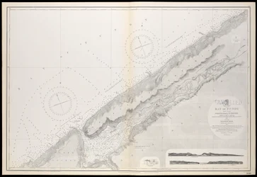 Carte de la Nouvelle-Écosse, baie de Fundy, Gullivers Hole à St Croix Bay, publiée pour la première fois le 10 février 1858