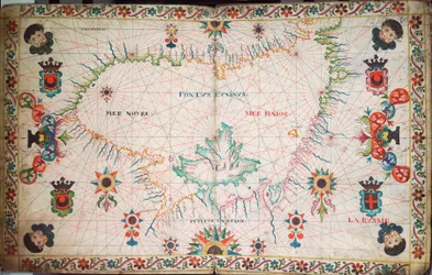 Carte de la mer Noire, c.1600