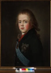 Portrait du grand-duc Constantin Pavlovitch de Russie (1779-1831) enfant