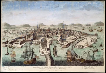 Copenhague, début du XVIIIe siècle