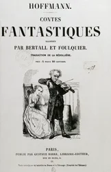 Conseiller Krespel (Rat Krespel), couverture de "Les contes fantastiques" par Ernst Theodor Amadeus Hoffmann