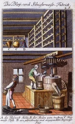 Artisanat : le fabricant de blanc de plomb (blanc d