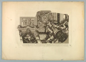 Décorations par Lebrun et Mignard au Palais de Versailles
