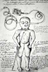 Dessin représentant un homme vêtu d