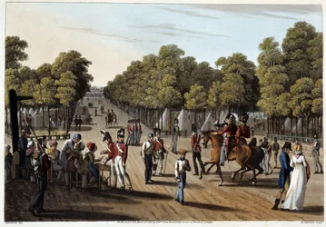 Camp anglais au Bois de Boulogne