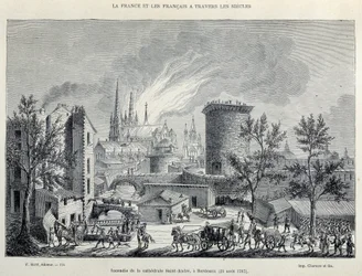 Incendie de la Cathédrale Saint-André, Bordeaux, 25 août