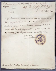 Révolution française : lettre manuscrite datée du 26/02/1793 d