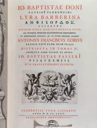 Frontispice de La Lyra Barberina (gravure)