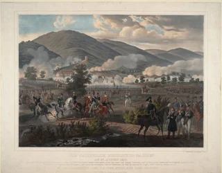 Guerres napoléoniennes : la bataille de Kulm (actuelle Chlumec) en Bohême (République Tchèque) le 30/08/1813