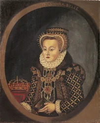 Gunilla Bielke, reine consort de Suède et Finlande - Portrait anonyme