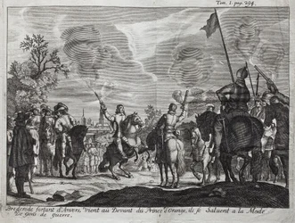 Henri, comte de Brederode, quittant Anvers, se présente devant Guillaume Ier d