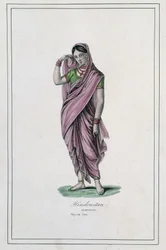 Hindoustan : demoiselle - dans "Album des voyages"