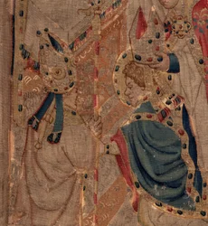 Histoire de Saint Piat et Saint Éleuthère, Scène 10 : Saint Éleuthère est sacré évêque (détail)