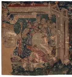 Histoire de Saint Piat et Saint Éleuthère, Scène 1 : Saint Piat est envoyé à Tournai pour prêcher la foi