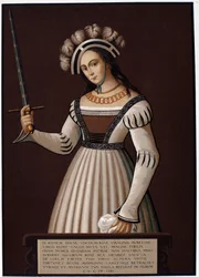 Jeanne la Pucelle, avec une épée - dans « Jeanne d