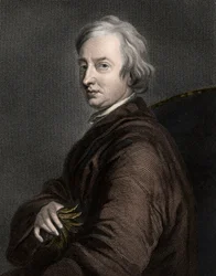 John Dryden 1631-1700 - gravure - XIXe siècle