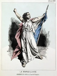 La Marseillaise : Mlle Agar de la Comédie-Française