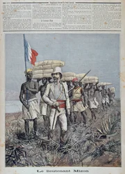 Le lieutenant Mizon à la tête d