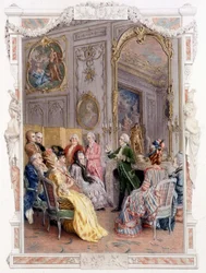 Foire littéraire au 18ème siècle - dans "Une femme de qualité au siècle passé"